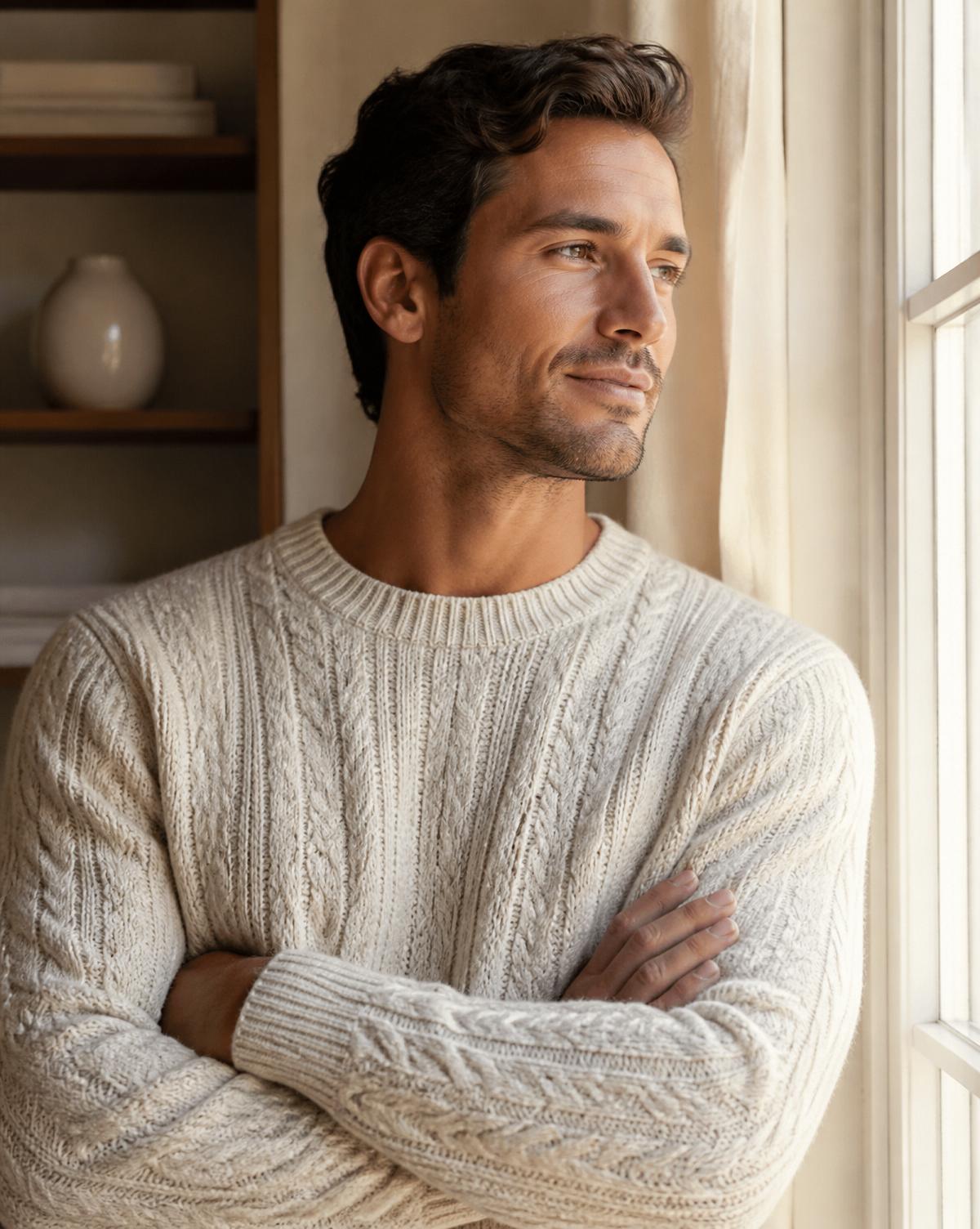 Man at home